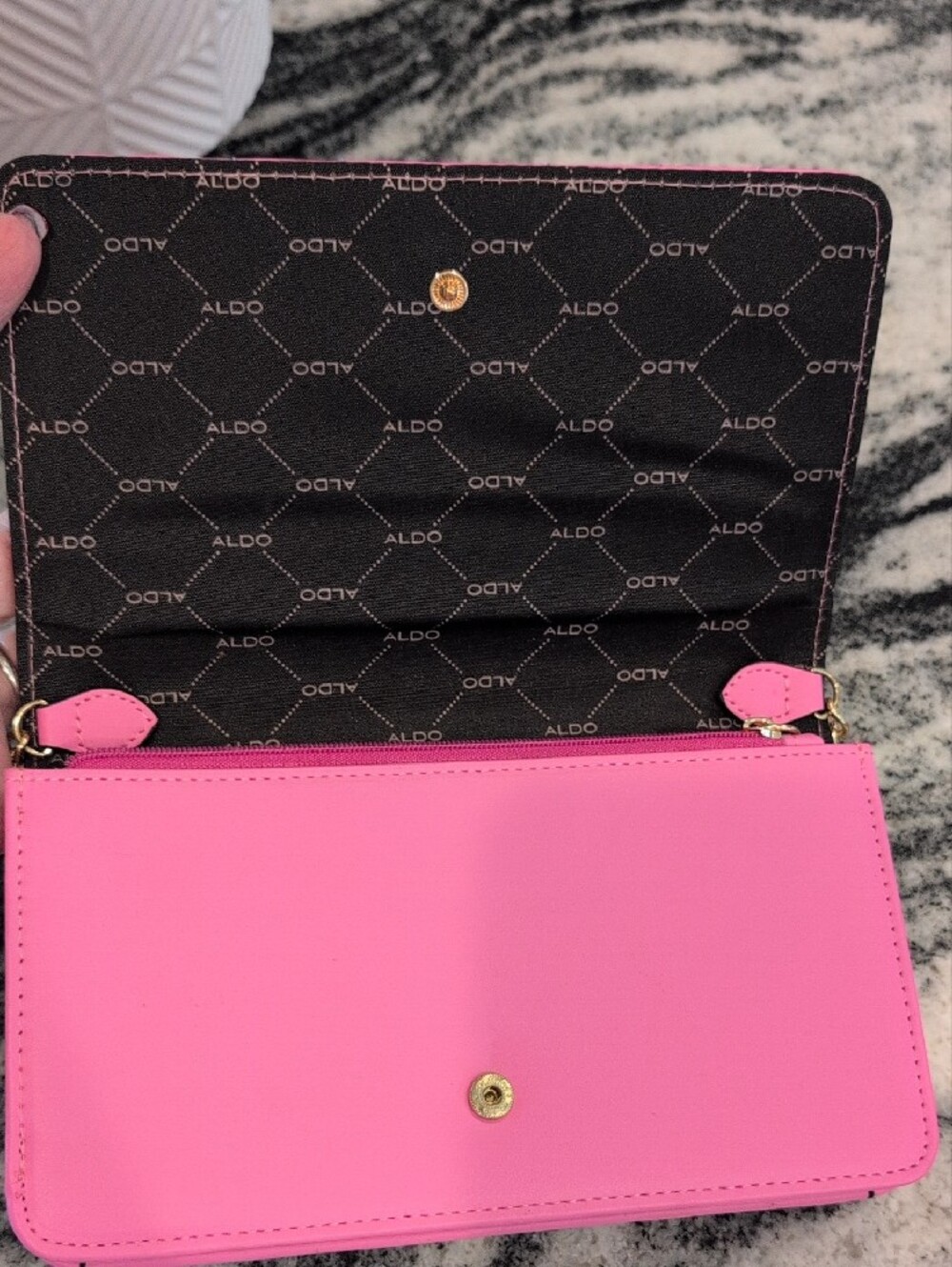 Quilted Chain Crossbody Bag by Aldo - Picture 3 of 4